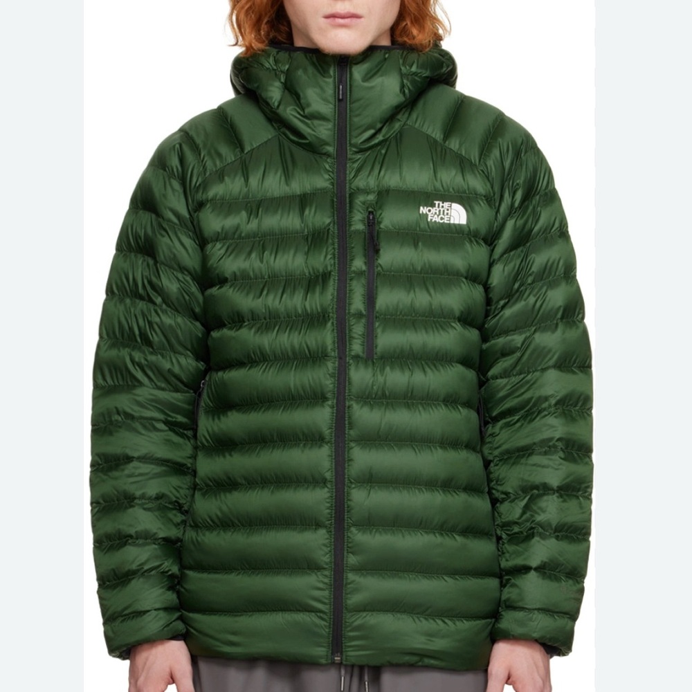 Brand New Mens Size Small Pine Needle (Green) Breithorn Down Full Zip Hoodie.